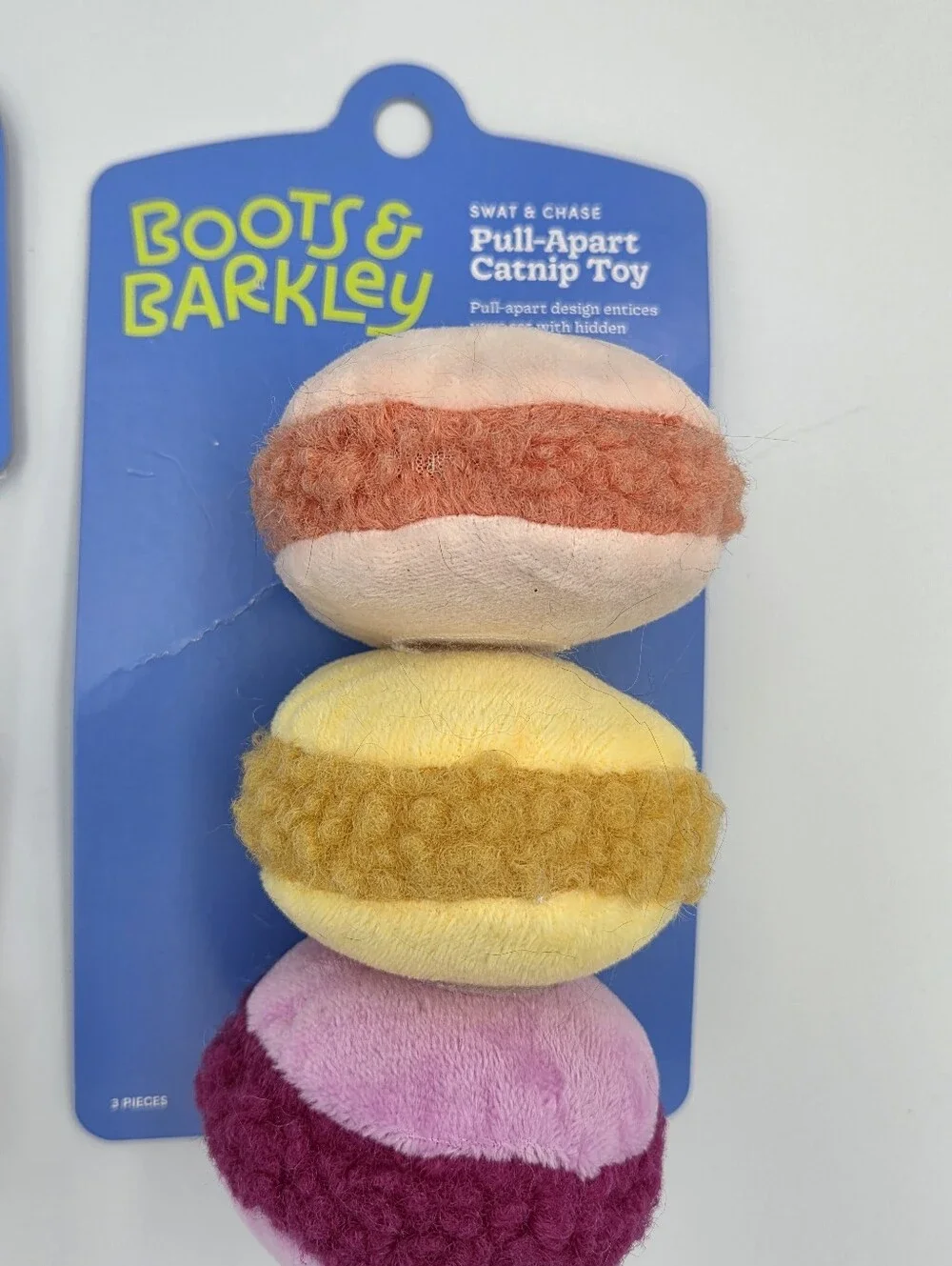 Boots & Barkley Pull-part Catnip Toy & Swat & Pounce Sprial Nwt